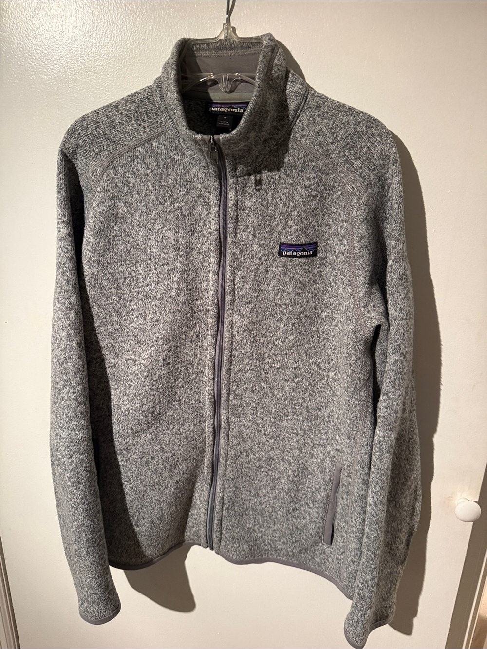 Patagonia Women’s Heather Gray Full-Zip Fleece Jacket